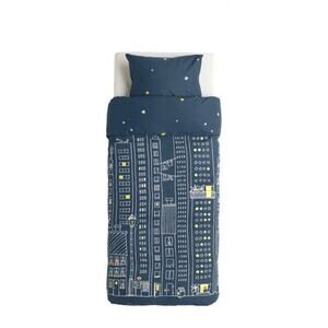 IKEA HEMMAHOS Duvet cover Cityscape and Stars Duvet Cover